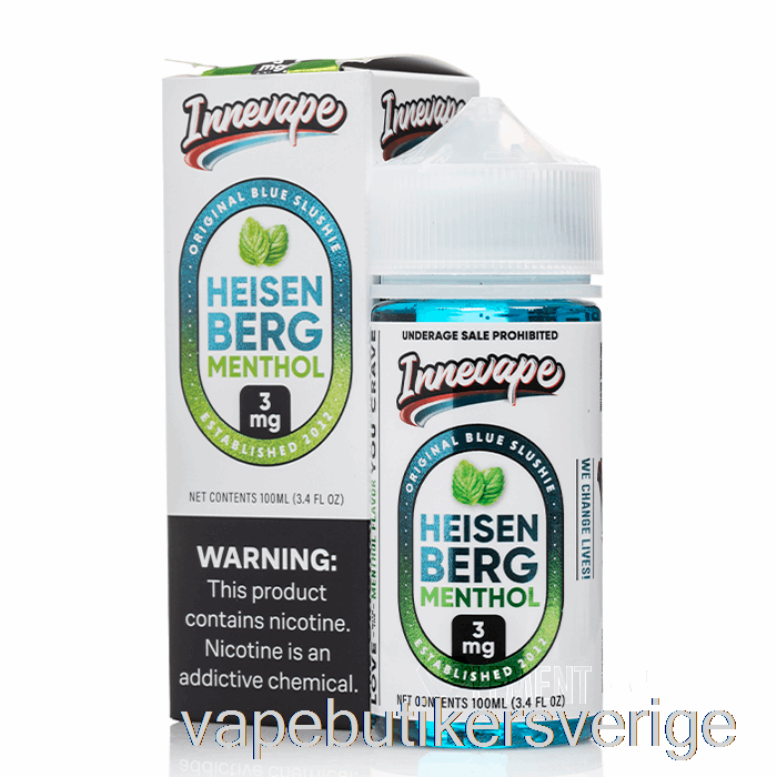 Vape Sverige Heisenberg Mentol - Innevape E-vätskor - 100ml 6mg